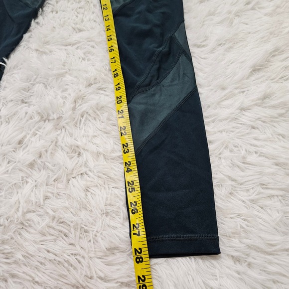 Sweaty Betty Women's Forest Green The Power Mesh Accent Workout Legging. Size XS - Picture 14 of 15